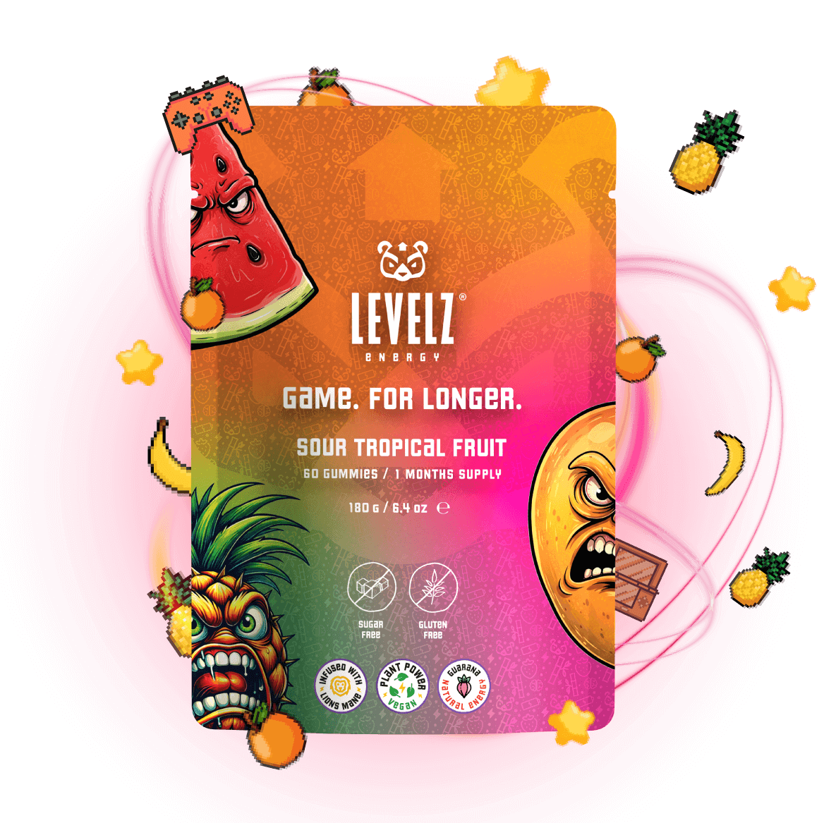 Tropical Fruit Flourish