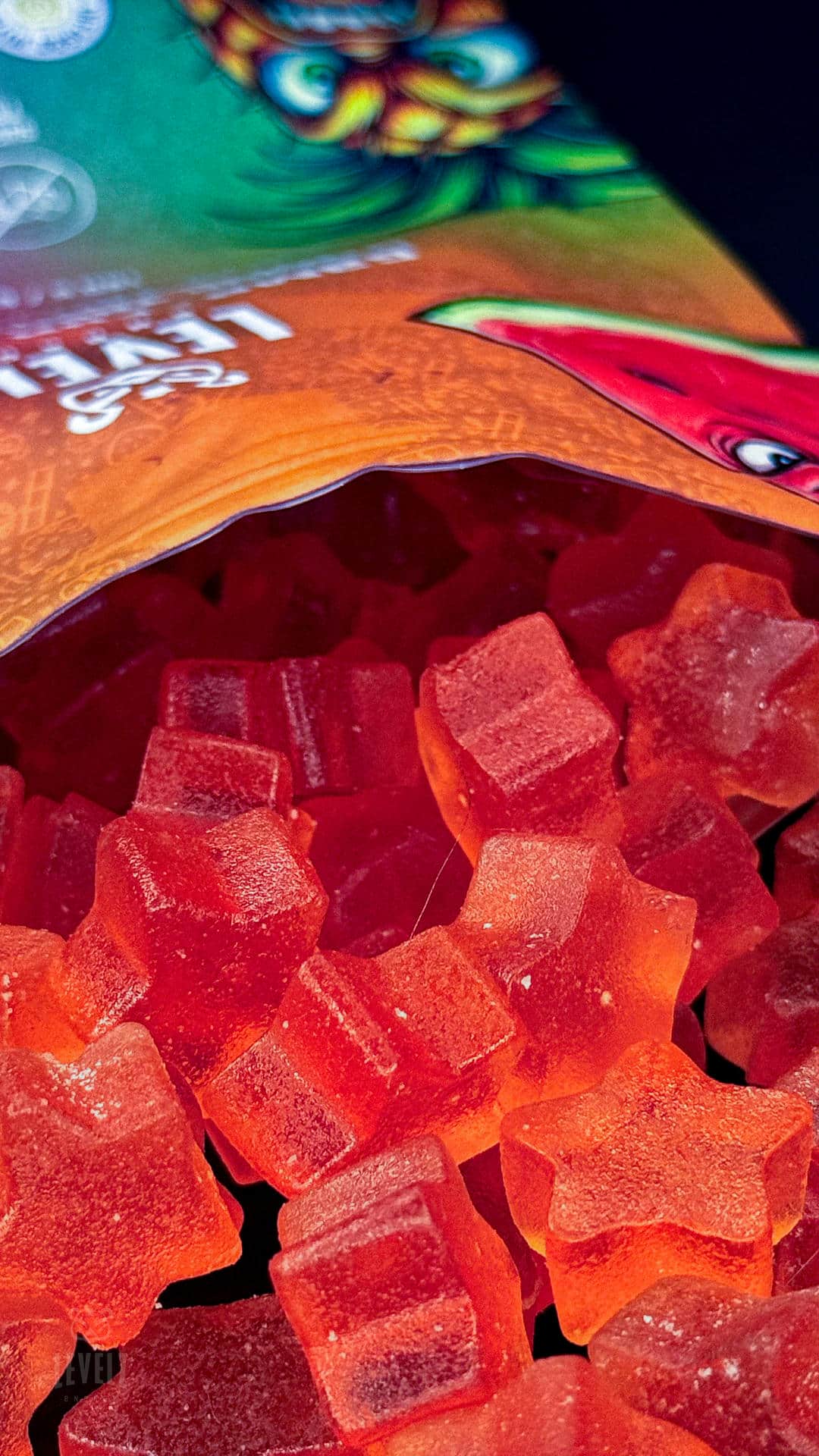 Gummy Stars Close-Up