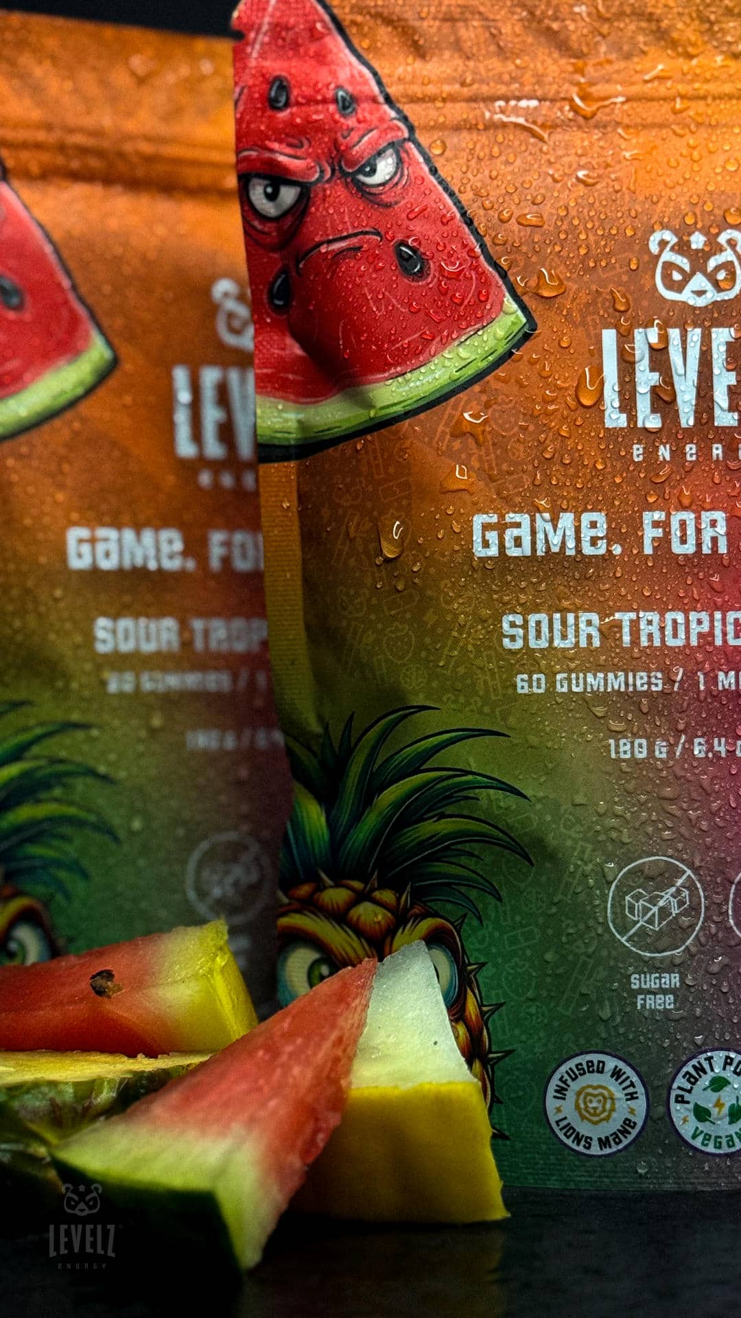 Tropical Pouch with Fresh Fruit